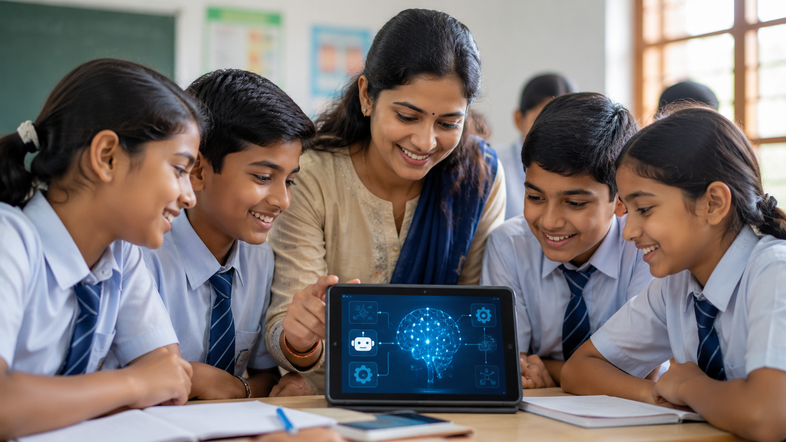 स्कूली शिक्षा में AI टूल्स का इस्तेमाल बढ़ा, शिक्षकों को मिल रही मदद